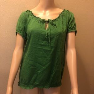 Green Old Navy blouse